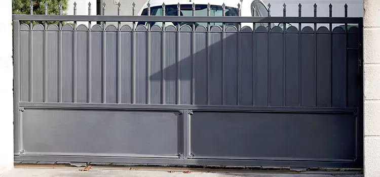 Metal Driveway Gate Installation Huntersville